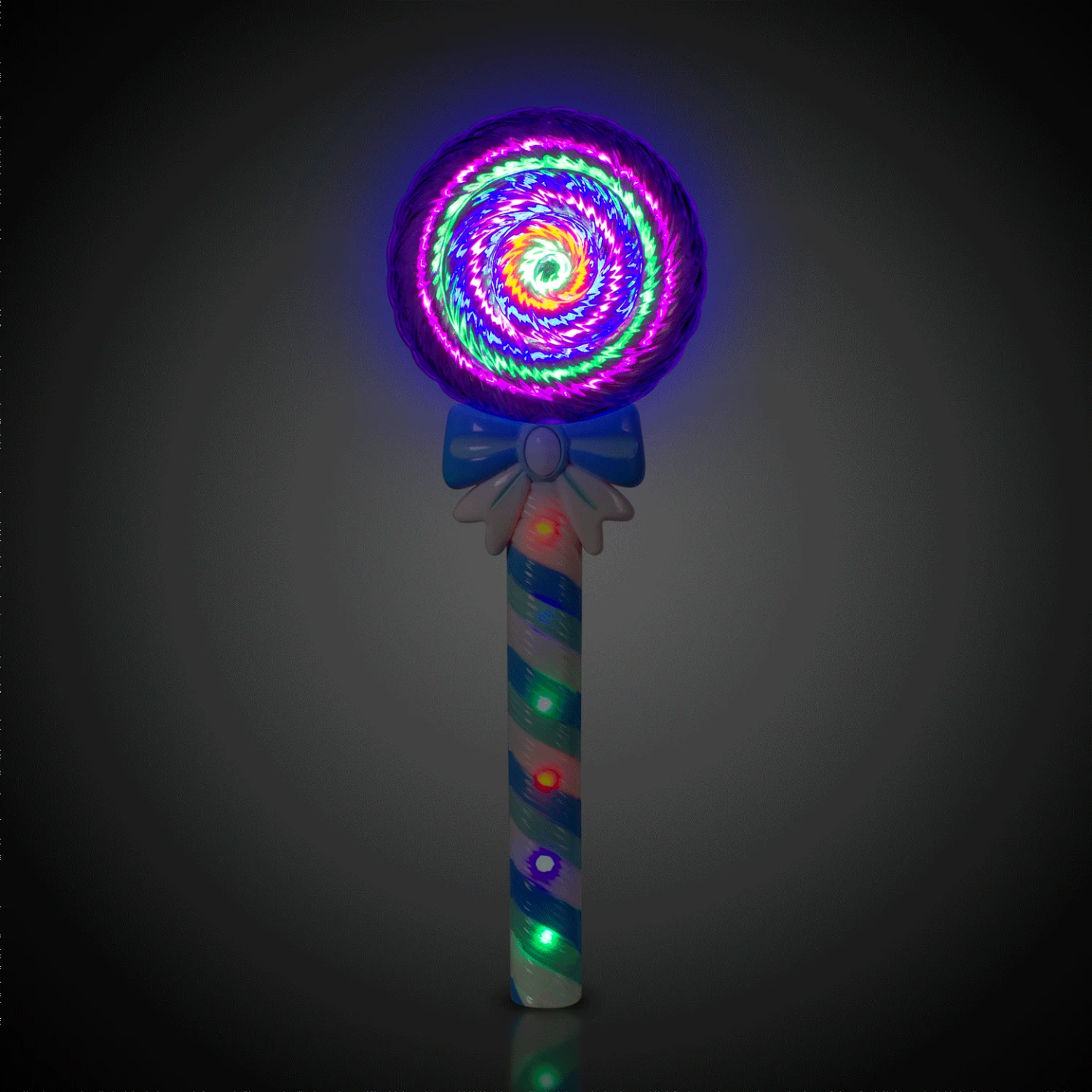 LED Blue Lollipop Wand 4 LED Blue Lollipop Wand - Image 4