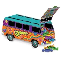60's Hippie Bus 9 3/4" Centerpiece -Led Shop a60675ce 03d3 4820 b562 30295511dda6dec57326ea 60s hippie centerpiece r 01