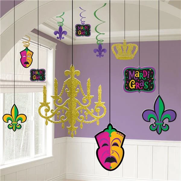 Mardi Gras Chandelier Kit 1 Mardi Gras Chandelier Kit
