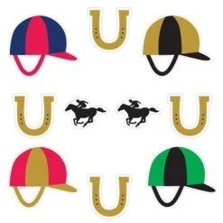 Jockey Helmet Cutouts
