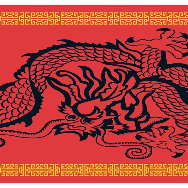 Chinese Dragon Table Runner 2 Chinese Dragon Table Runner - Image 2