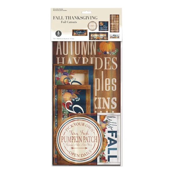 Thanksgiving Foil Cutouts 3 Thanksgiving Foil Cutouts - Image 3