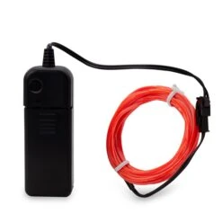 Red EL Wire 3 Yards 6 Red EL Wire 3 Yards -Led Shop be483050 df62 4d87 8dd4 34914ac77556lit1006ea el wire red 3 yard light off 2021