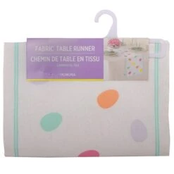 Easter Egg Fabric Table Runner -Led Shop bea483d3 f63e 4728 a2a1 89a9ccdf14fadec570329ea easter table runner pckg