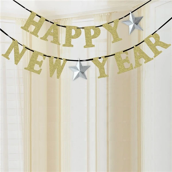 Happy New Year Glitter Banner 2 Happy New Year Glitter Banner - Image 2