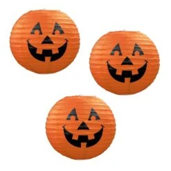 Hanging Jack-O-Lanterns