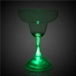 LED 10 Oz Margarita Glass 11 LED 10 Oz Margarita Glass -Led Shop c485412f 3dc1 4161 909f 30f4d6841c48lit805ea led margarita glass green light on 2018