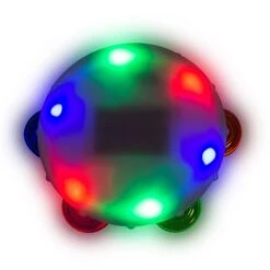 LED 6" Tambourine -Led Shop c558fde1 4f23 4beb 912a 9506174ffe47mus182ea led round tambourine multicolor light on white bg 2021