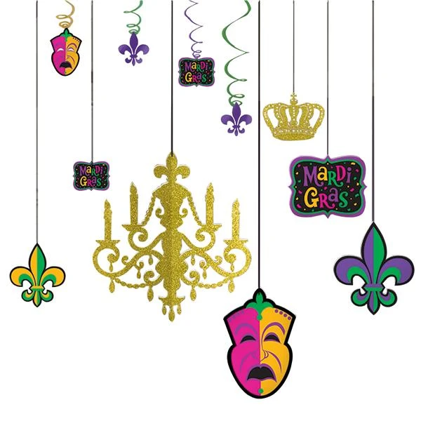 Mardi Gras Chandelier Kit 2 Mardi Gras Chandelier Kit - Image 2