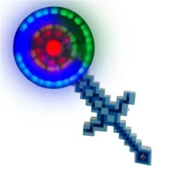 Blue LED Pixel Windmill Sword -Led Shop cad3c3ac 2a2e 4474 aade d9c678d11f7bwea105ea blue pixel windwill wand light on white bg 2022