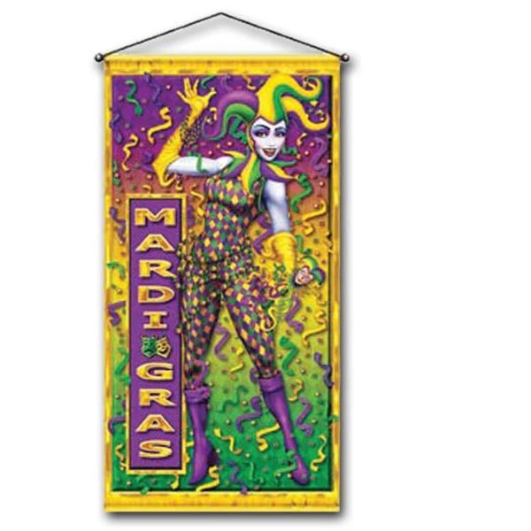 Mardi Gras Door Panel Decoration 1 Mardi Gras Door Panel Decoration