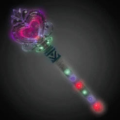 LED Heart Wand With Light-Up Handle -Led Shop cd1cc553 be7c 4ae9 8124 98d4f497f2d9lit268ea 16in light up heart wand light on gif 2019