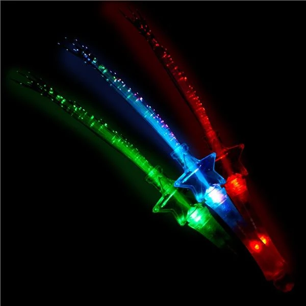LED Fiber Optic Star Wands 12 LED Fiber Optic Star Wands - Image 12