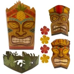 Vintage Tiki Centerpiece Kit -Led Shop d595330c 3316 4784 af9c 30b90f5986abdec280169un 7pc vintage tiki centerpiece separate 2022