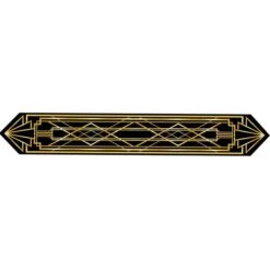 Roaring 20's Art Deco Table Runner -Led Shop d97a7544 31d9 4916 9d86 fa9639423f4adec59907ea great 20s table runner across 01