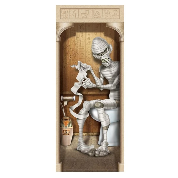 Mummy Bathroom Door Cover 2 Mummy Bathroom Door Cover - Image 2