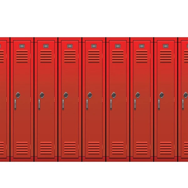School Lockers Backdrop 4 School Lockers Backdrop - Image 4