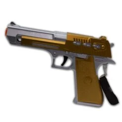 LED Plated Laser Pistol -Led Shop e4901f79 8b5f 4743 85fa d2e651e7ed75WEA1056EA LED 8 Inch Plated Laser Pistol Gold 7