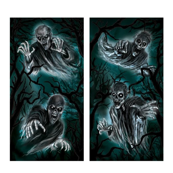 Cemetery Window Silhouettes 3 Cemetery Window Silhouettes - Image 3