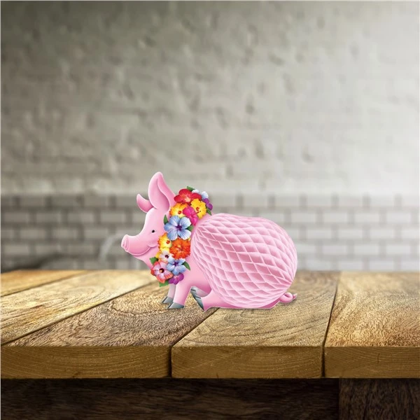 Luau Pig Centerpiece 1 Luau Pig Centerpiece