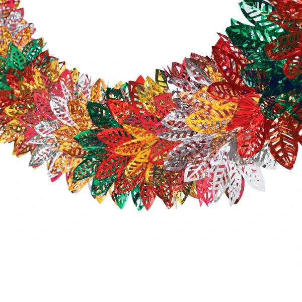 Poinsettia Accordion Hanging Decoration 3 Poinsettia Accordion Hanging Decoration - Image 3
