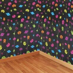 80's Arcade Scene Room Roll -Led Shop eacf1002 114d 4ec1 91fc 6ea29c6dd2c6dec52127ea 80s print backdrop corner 01