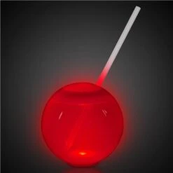 LED 20 Oz. Tumbler Ball Cup With Straw -Led Shop eed254a7 c783 485b 8746 24d6500aa39flit859ea led 20oz tumbler ball cup w straw red 2019