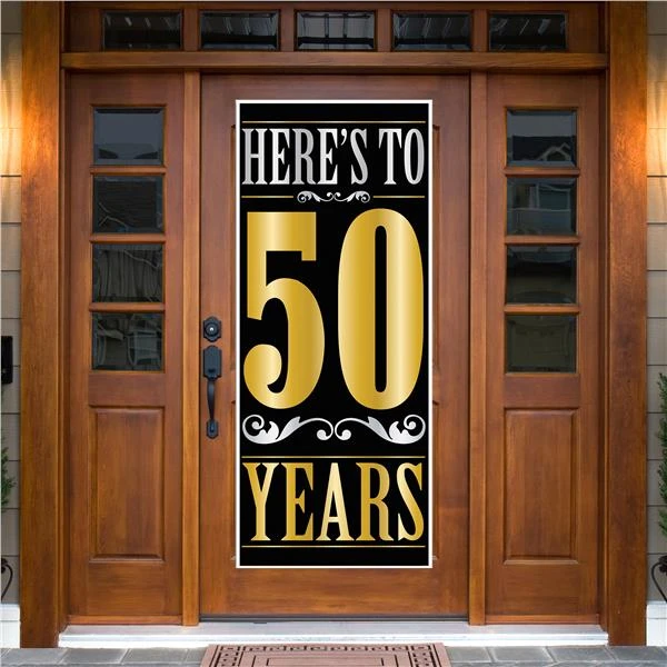 Here's To 50 Years Door Cover - Image 2