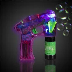 Neon Pink LED Bubble Gun -Led Shop f1420f9f dd2c 4e44 9d92 6a41a2cb7acfbub072ea pink led neon bubble gun light on 2017