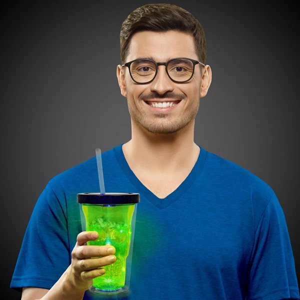 LED Neon Green Skull Cup 9 LED Neon Green Skull Cup - Image 9