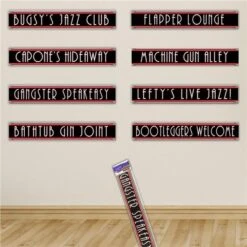 Gangster Sign Cutouts