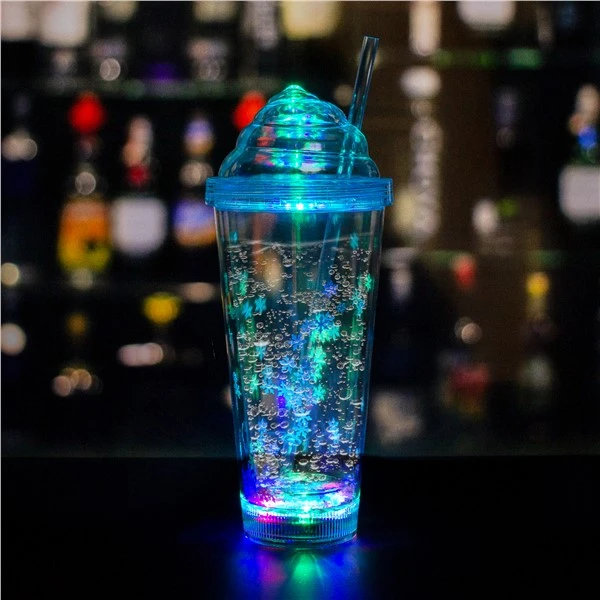 LED Blue Ice Cream Soda 13 Oz Tumbler 5 LED Blue Ice Cream Soda 13 Oz Tumbler - Image 5