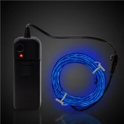 Blue EL Wire 3 Yards 7 Blue EL Wire 3 Yards -Led Shop fc6cb0b4 6af5 4875 97ad f7b36fae4f82lit1004ea el wire blue 3 yard light on 2021